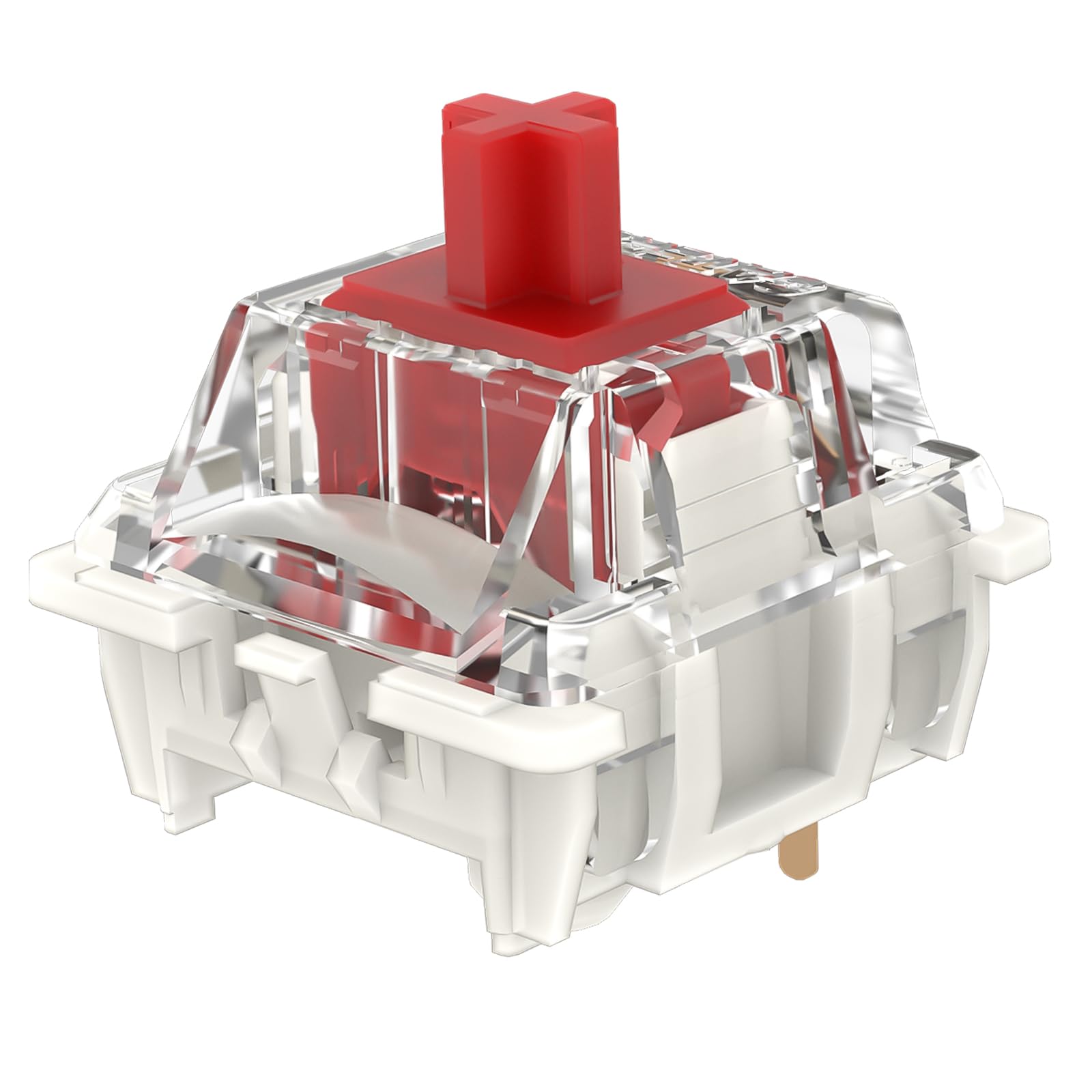 

Gateron Pro Switch G PRO Red 3.0, 3-Pin Pre-Lubricated RGB Yellow, Red, Brown Compatible with MX Mechanical Keyboards (36 Red Switches)