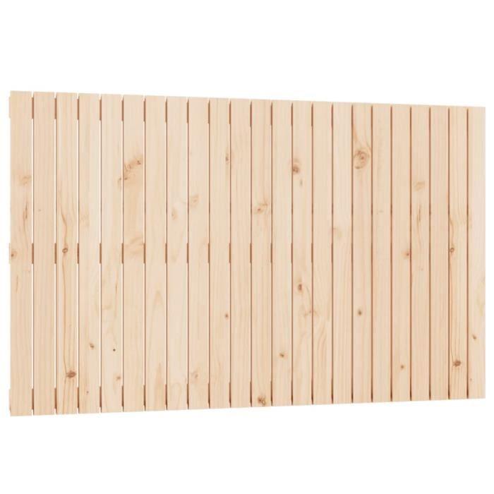 VidaXL Tête de lit murale 147x3x90 cm Bois massif de pin 824893