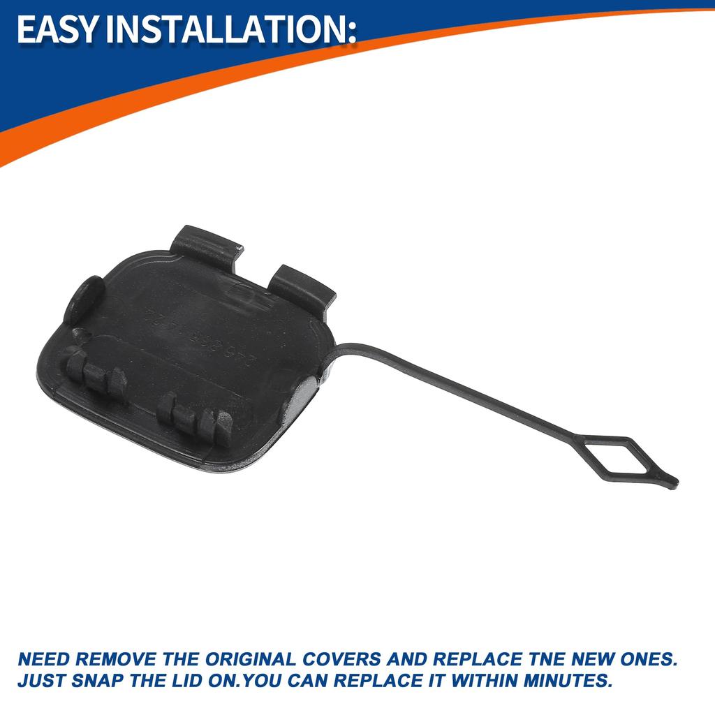 ACROPIX Rear Car Bumper Toe Hook Cover for Mercedes Benz W246 Set of 1 B-Class 2015-2018, Purple, A2468851422,