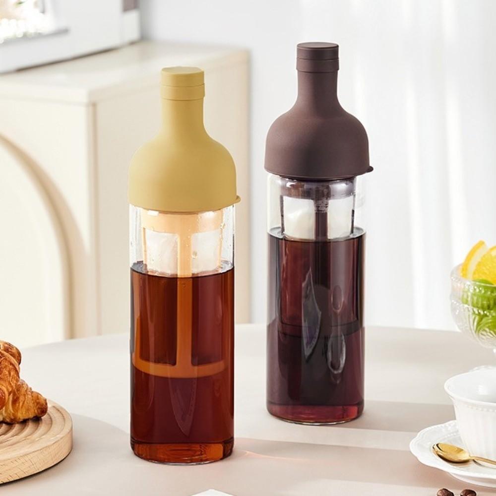With Filter Cold Brew Coffee Maker Sealed Cold Brew Bottle Portable Cold Water Jug  Party