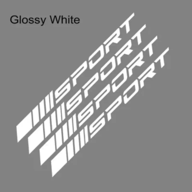 

Модные 4 шт. наклейки на автомобиль, колеса, диски, спортивные гоночные полосы, декоративные наклейки, эмблема, автомобильный стиль, автомобиль, внедорожник, грузовик, аксессуары