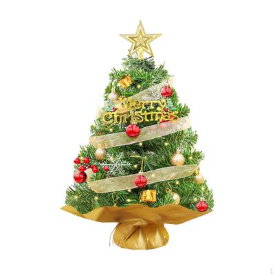 Artificial Christmas Tree Decor Decorative Miniature Creative Xmas Atmosphere Home Decoration for
