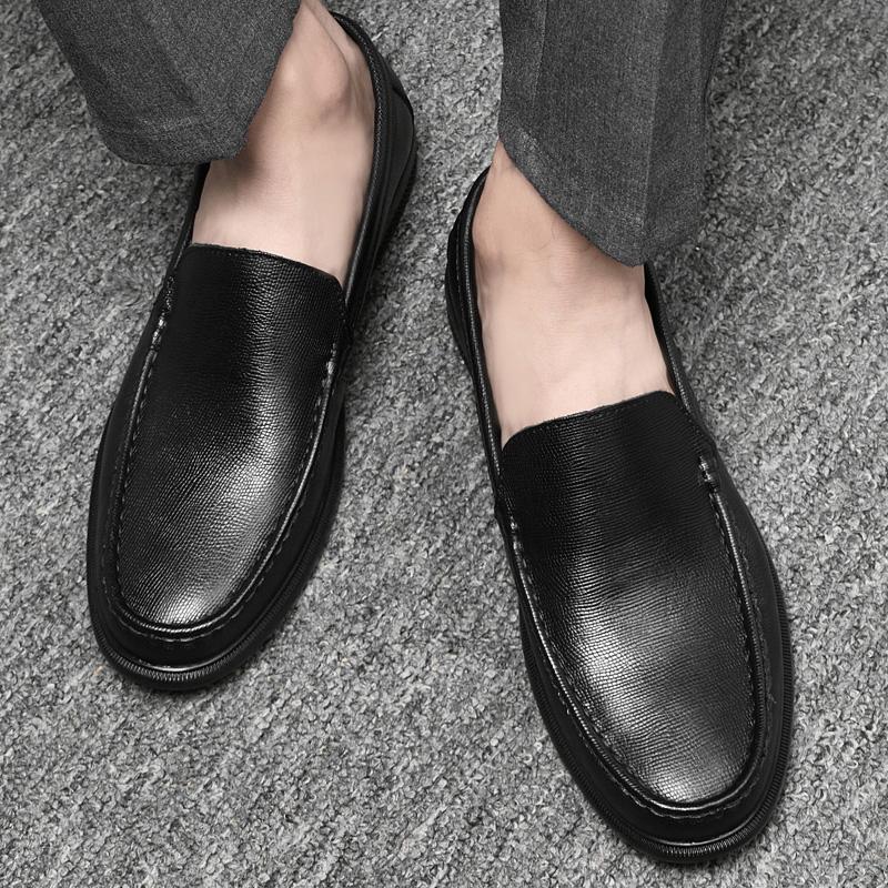 Pantofi pentru bărbați, din piele naturală, respirabilă, pantofi pentru bărbați, pantofi casual din piele, pantofi de șofer