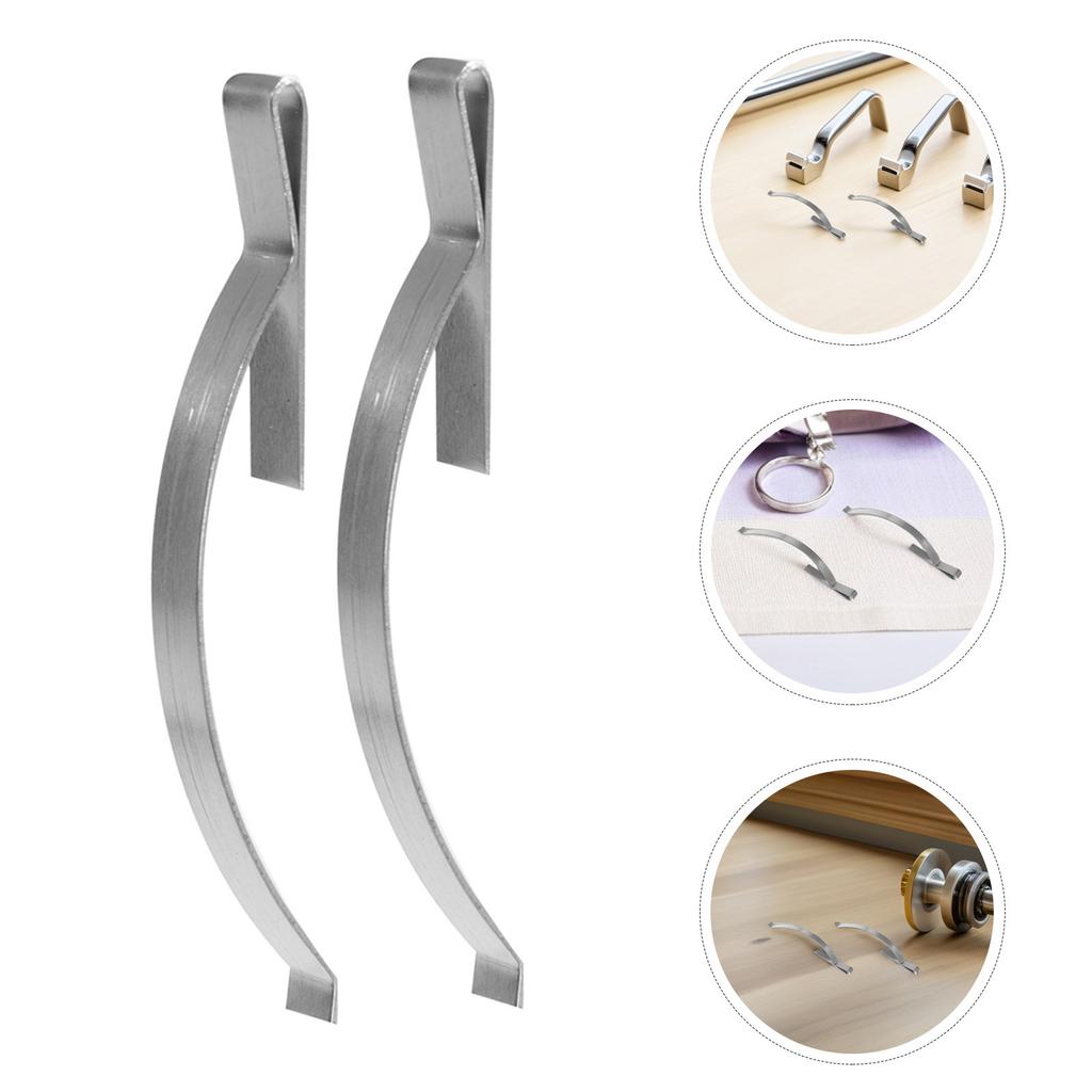 30Pcs Screen Spring Clip Fix Corner Clips Fix Clamps Window Plunger Flat Fixing Clips for Window Screens Fixing Fastening Repair