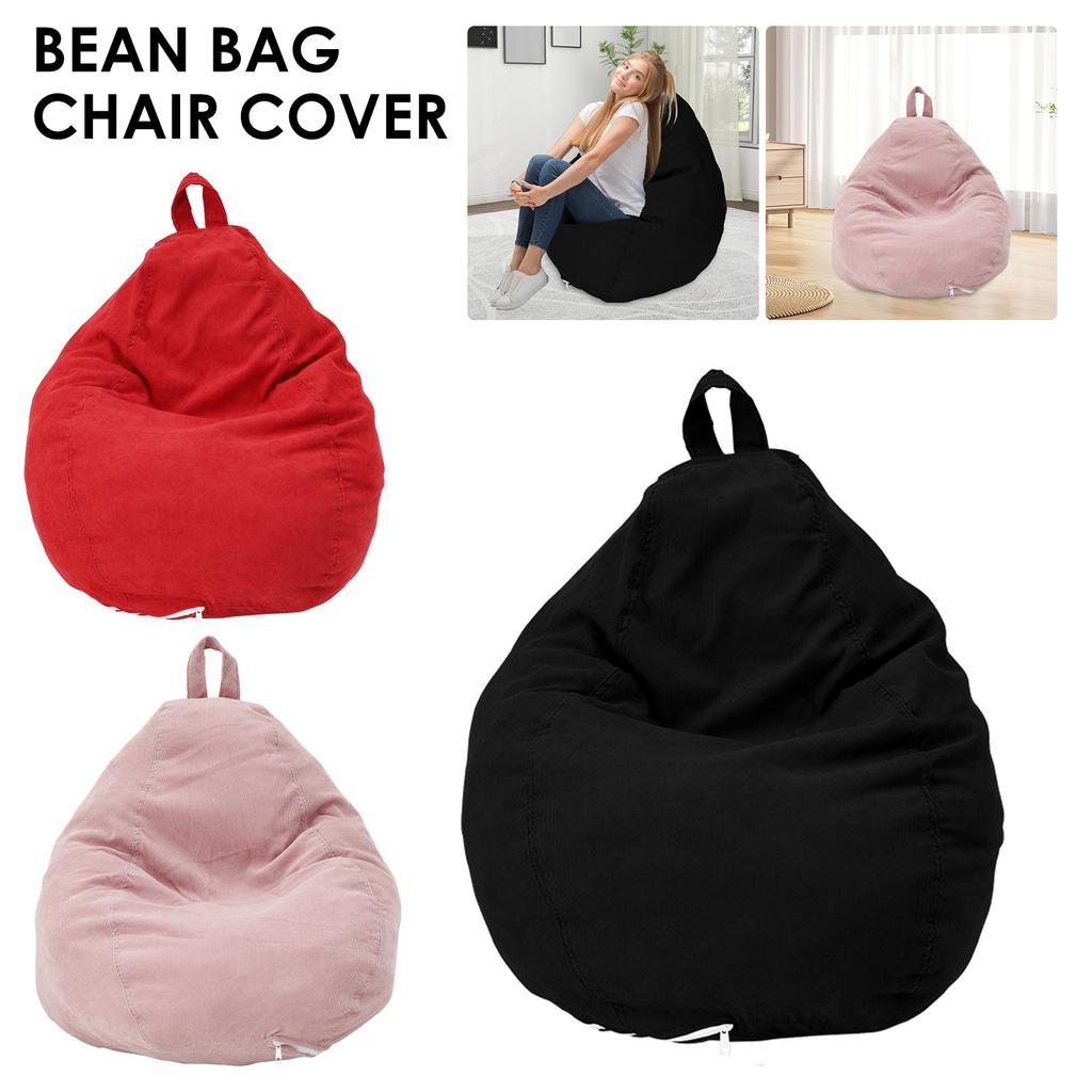 Großer Sitzsack Faulenzer Stuhl Sofabezug Couch Weich Flauschig Atmungsaktiv Erwachsener Kind Tatami Wohnzimmer Dekorativ Ohne Füllung