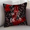 TV Drama All Of Us Are Dead Cartoon Series Square Pillowcase Soft Waist Sofa Cushion Cover Bedroom Room Pillowcase