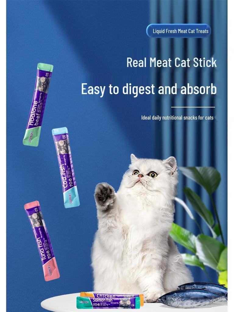 Cat Snack Kitten Nutrition: Wet Food Pouch for Weight Gain