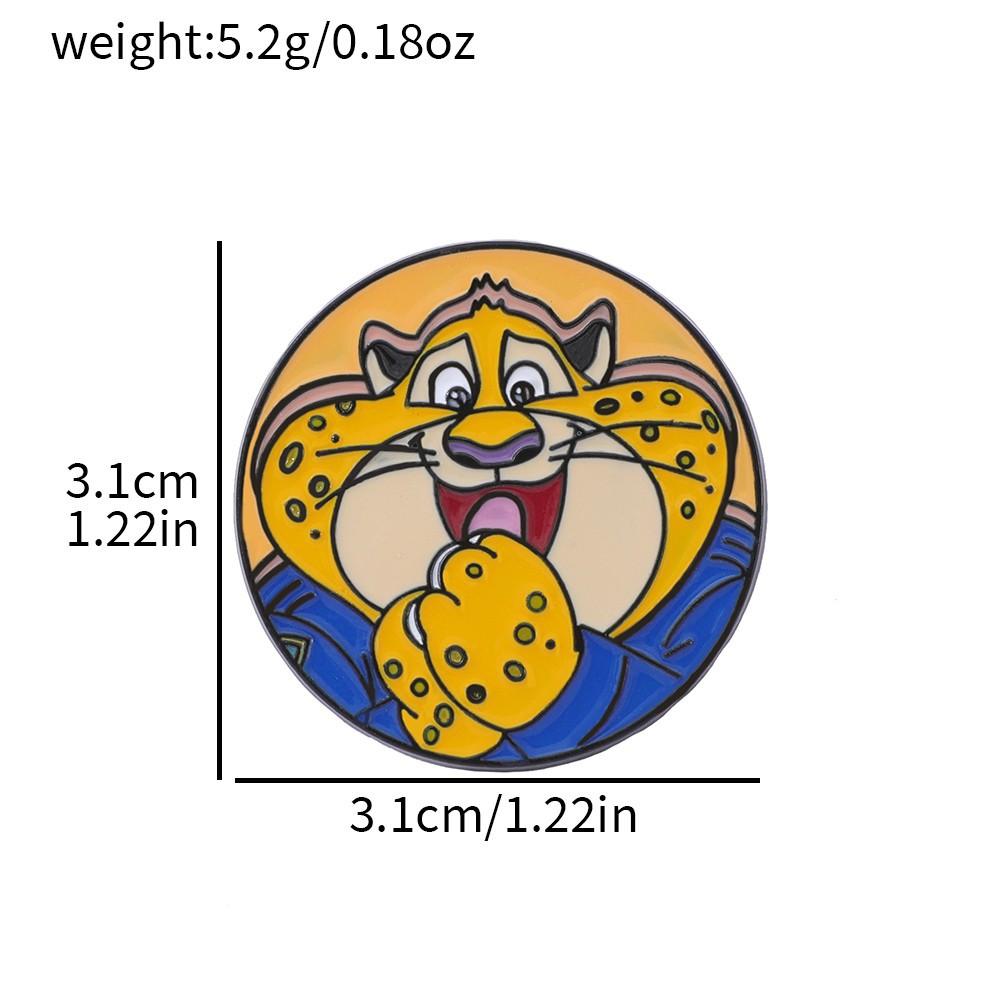 28 Spot Crazy Zootopia Metal Badge Nick Fox Judy Rabbit Alloy Enamel Brooch Hot Sale