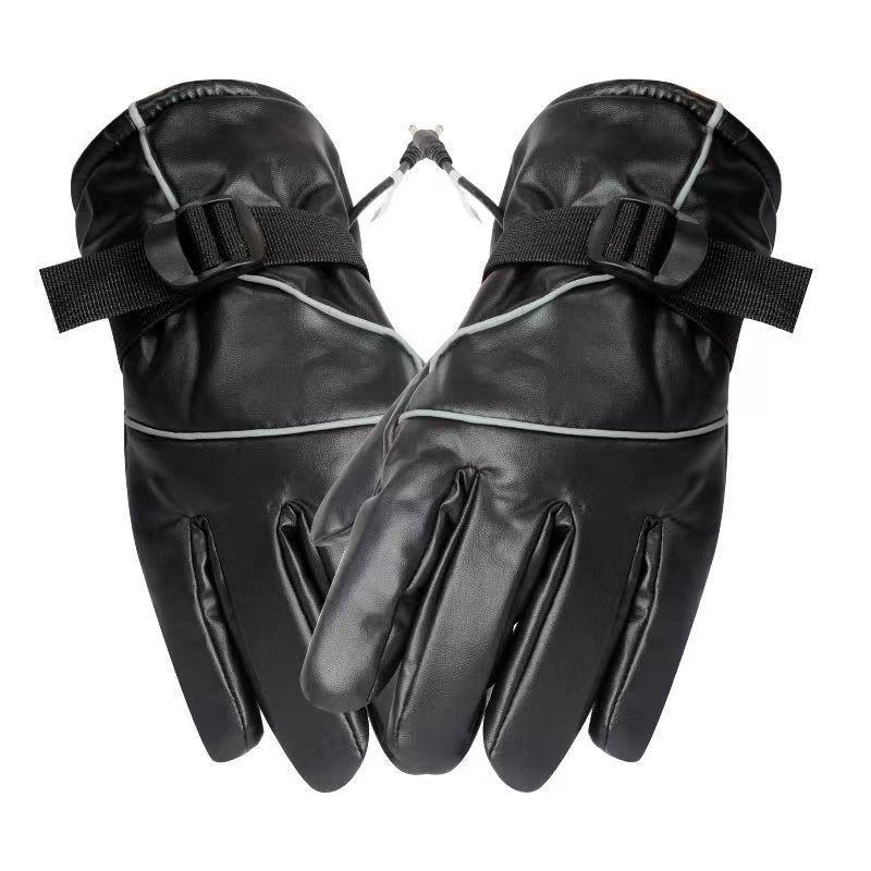 

Зимние перчатки с электроподогревом унисекс для зарядки мотоцикла и автомобиля - теплые и холодостойкие Waterproof Fabric