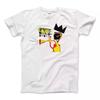 100% cotone TOP UNISEX MAGLIETTE UOMO DONNA Basquiat Tromba 1984 Opera d'arte Maglietta