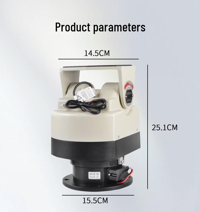 Universal Pan/Tilt Spotlight with Remote, DC12V/AC24V, Auto-Cruise, Indoor/Outdoor Use