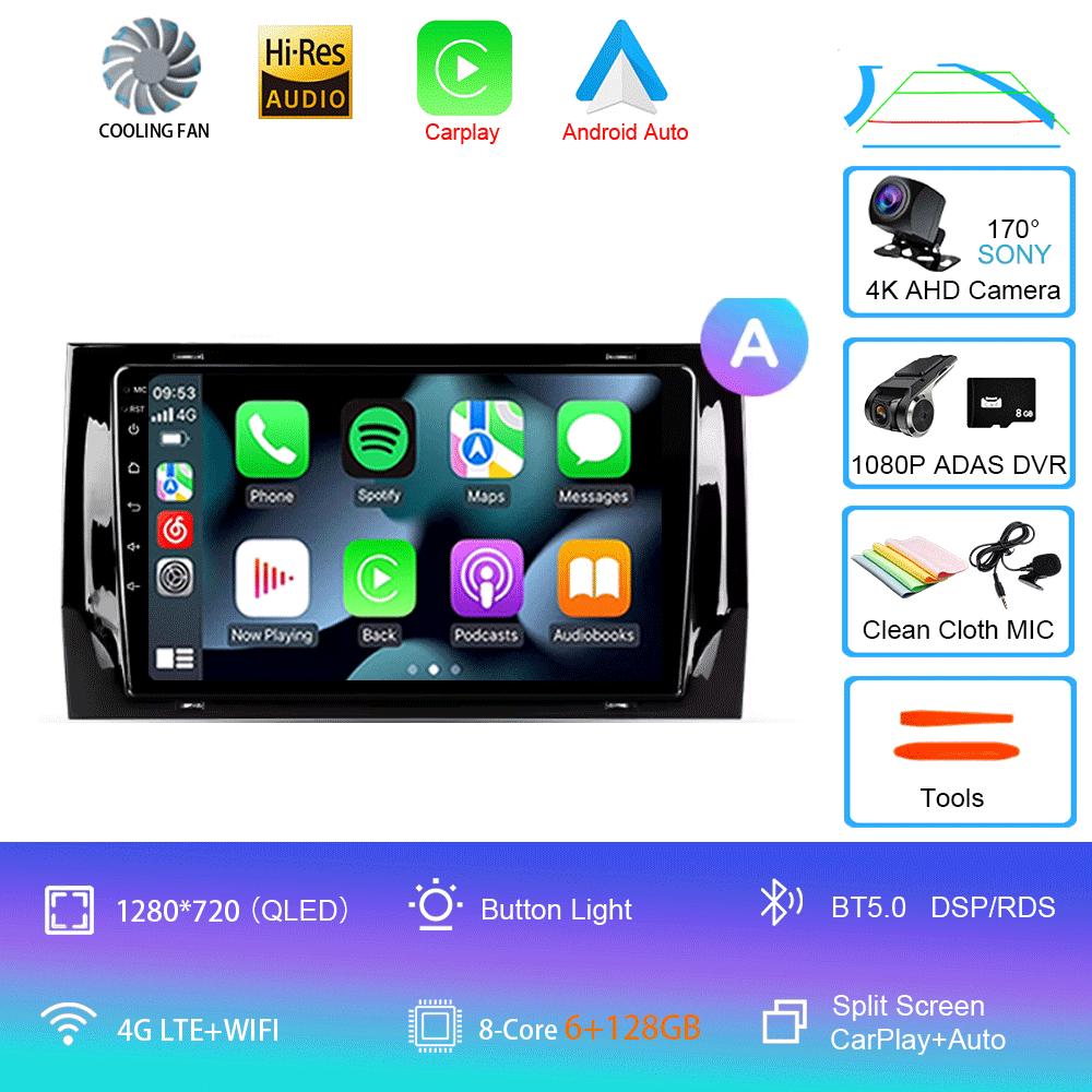 Android 14 Car Radio For Skoda Kodiaq 2016 - 2021 Karoq NU7 2017 - 2021 Multimedia Video Player Navigation stereo GPS Andro