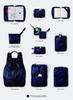 Marks Bag-in-Bag TOGAKURE S Navy TGK-PO2-NV