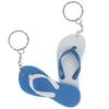 2Pcs Boat Floating Keychain Buoyant Foam Flip Flops Shaped Key Floats Key Ring