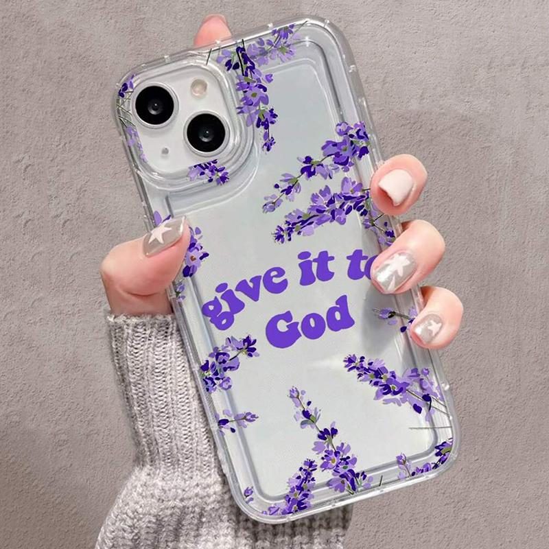 Colorful Slogan Print Clear Phone Case For iPhone 17 16 15 14 13 12 11 Pro Max Air 7 8 SE2 15 14 16 Plus Shockproof Soft Cover