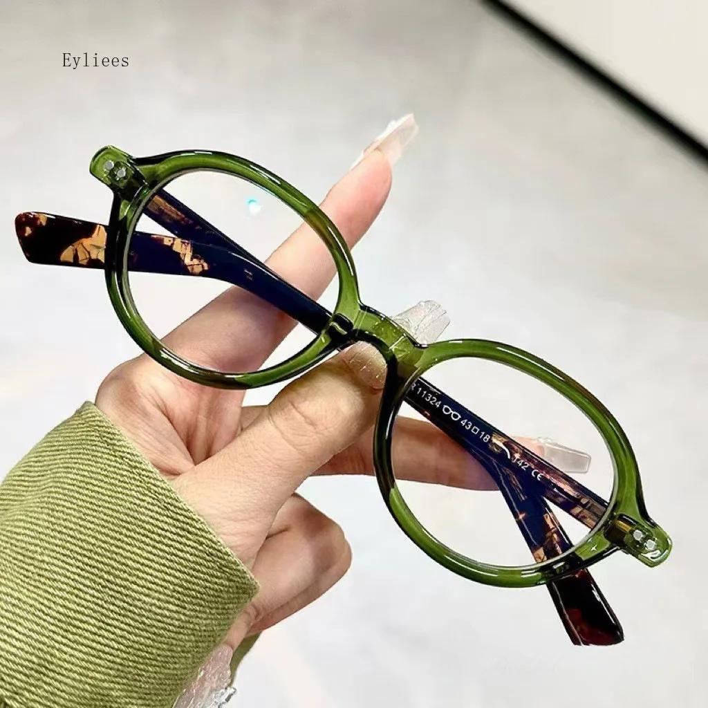 

Trendy Small Oval Reading Glasses for Men Women Ultralight Blue Light Blocking Presbyopia Eyewear Fashion Computer Glasses 3
