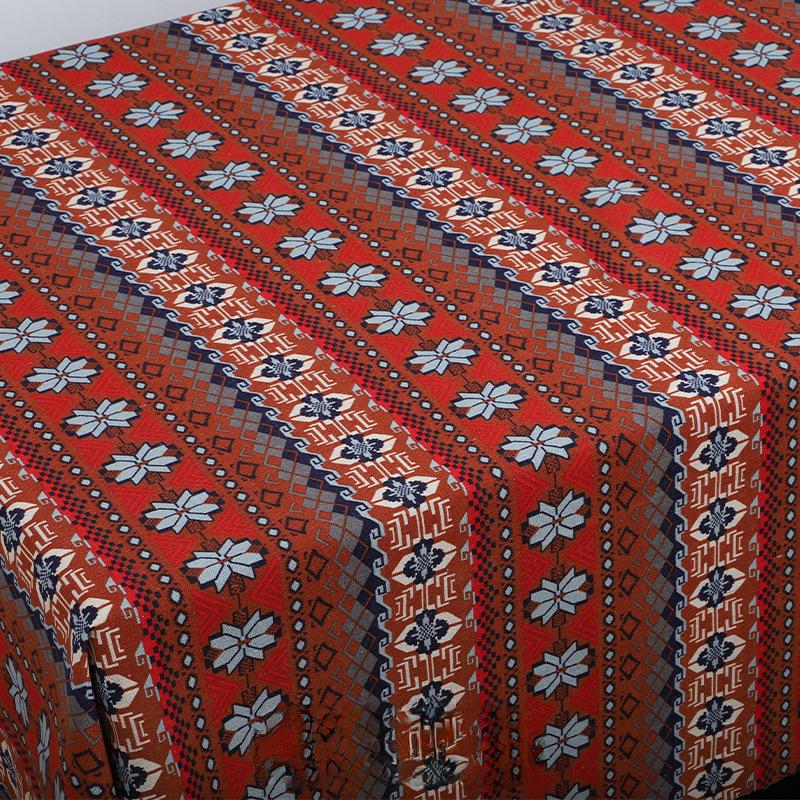 100x150cm Ethnic Printed Fabric Cotton Bohemian Retro Dress Clothes Pillow Tablecloth Fabric Handmade DIY Fabric Cotton Linen