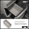 Fits 26 NIO ES9 Models: Center Console Silicone Anti-slip Mat & Refrigerator Storage Box Car Accessory.