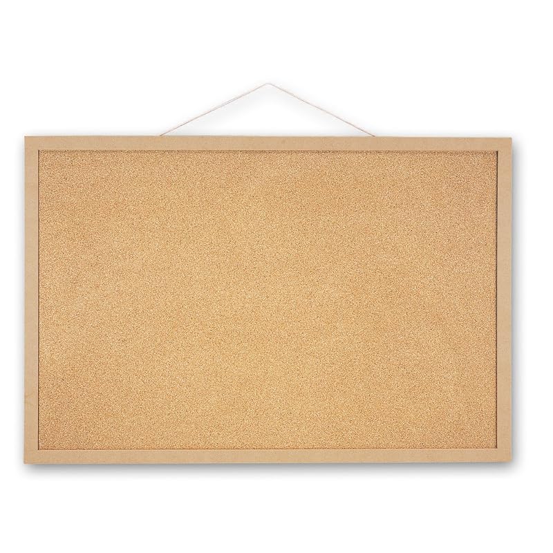 Asuka Double-Sided Cork Board CB340, 12mm Thickness, LL Size (600 x 900mm)