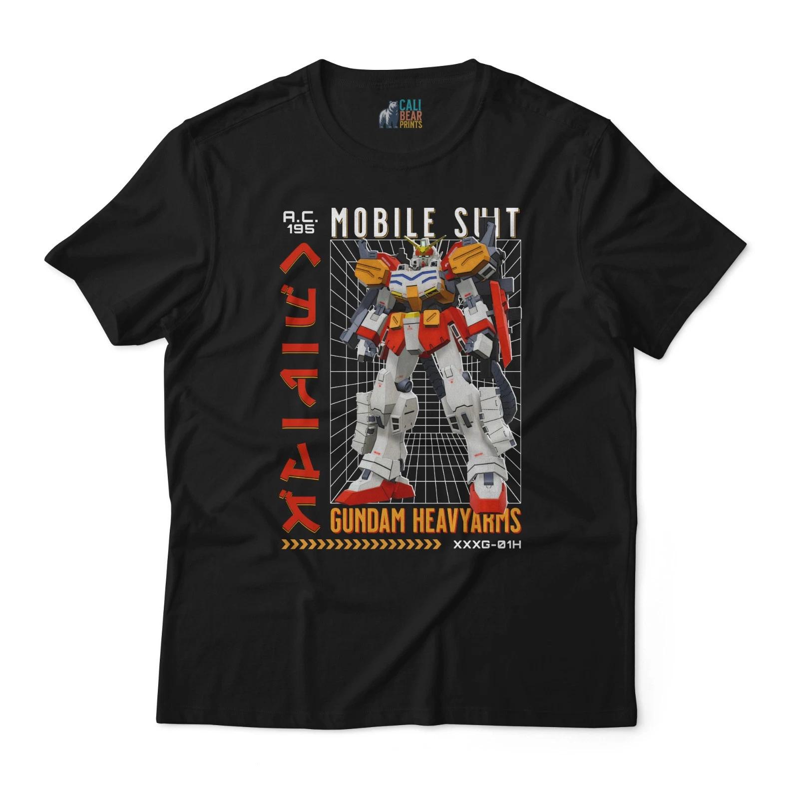 Gundam Heavyarms XXXG-01H Mecha Anime Graphic Tee – Mobile Suit Gundam Wing S