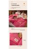 Double-Sided Lambswool Fleece Quilt: Thick, Warm Comforter for Winter, Spring, and Autumn