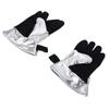 Welding Gloves Cowhide Leather Heatproof Fireproof Barbecue Gloves for BBQ Grill Fireplace Industrial
