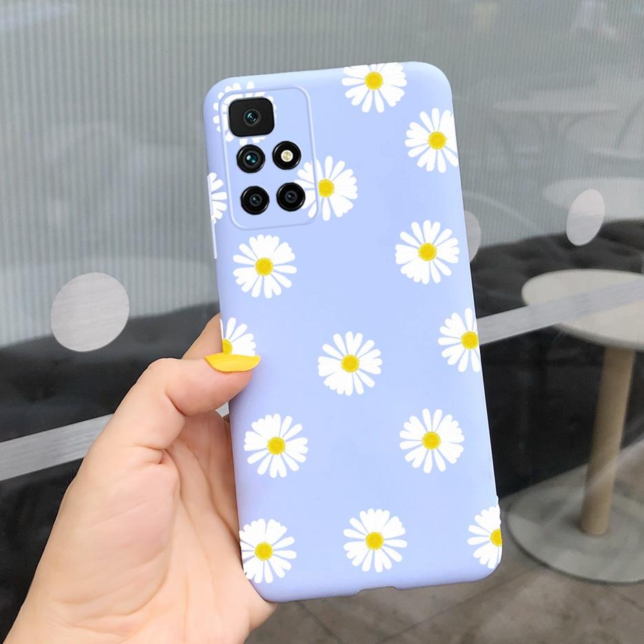 Redmi 10 Case Stylish Sunflower Daisy Cover Case For Xiaomi Redmi 10 Redmi10 Phone Cases 6.5'' Soft TPU Fundas Shockproof Bumper