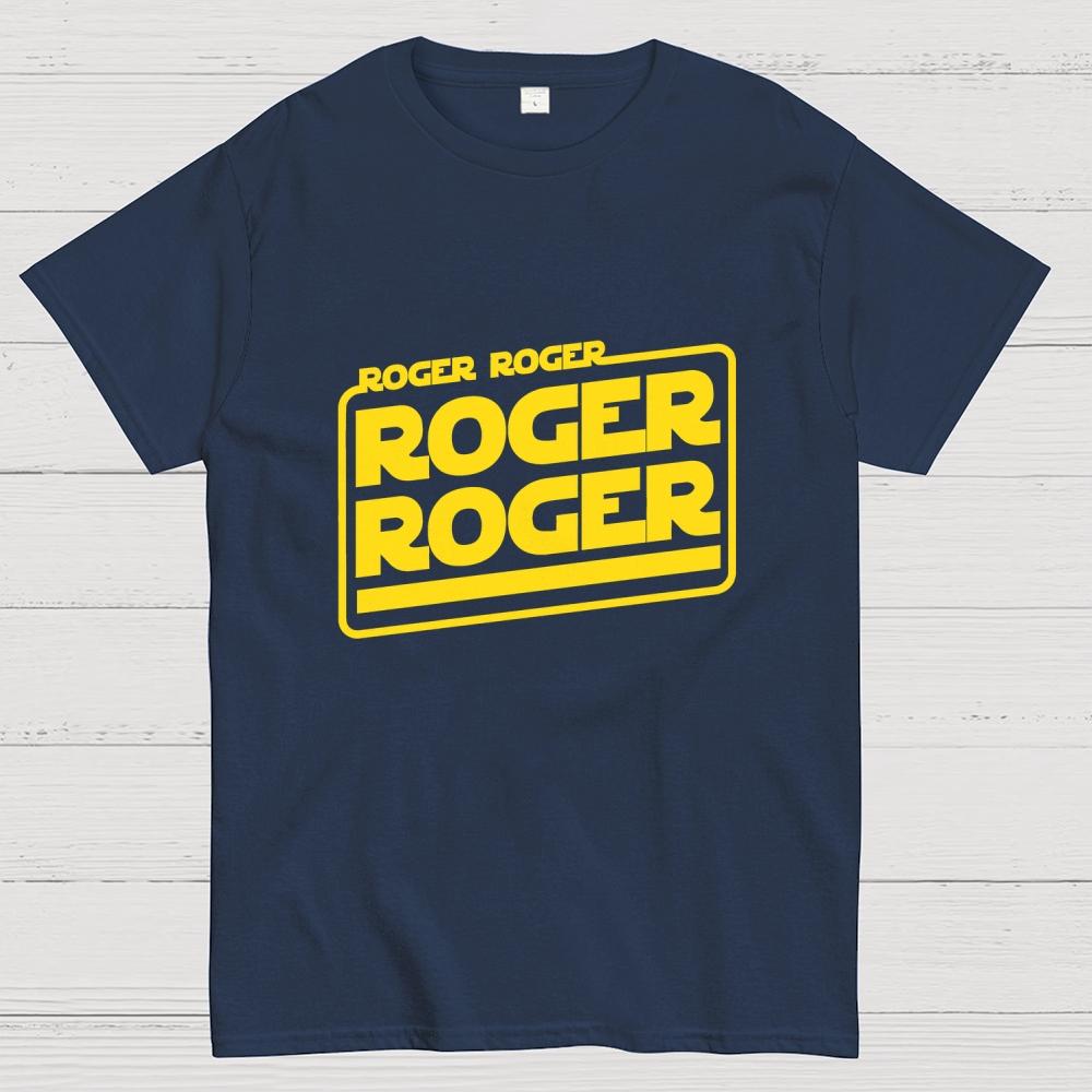 Roger Roger Cotton Casual Cool Loose T-Shirt