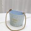 Hanging Small Iron Bucket Decorative Plant Pots Plant Hanging Pots Wall Hanging
