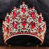 DIEZI New Arrival Princess Big Crystal Crown For Women Wedding Bridal Bride Luxury Elegant Queen Tiara Crown Hair Accessories