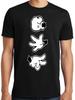 PubliciTeeZ Big and Tall King Size Mickey Hands Rock, Paper, Scissors Unisex T-Shirt Graphic Tee