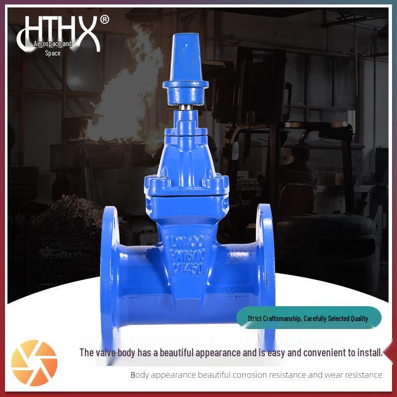 Underground Concealed Stem Gate Valve MZ45X-16Q, Direct Burial Type, Ductile Iron, Flanged.