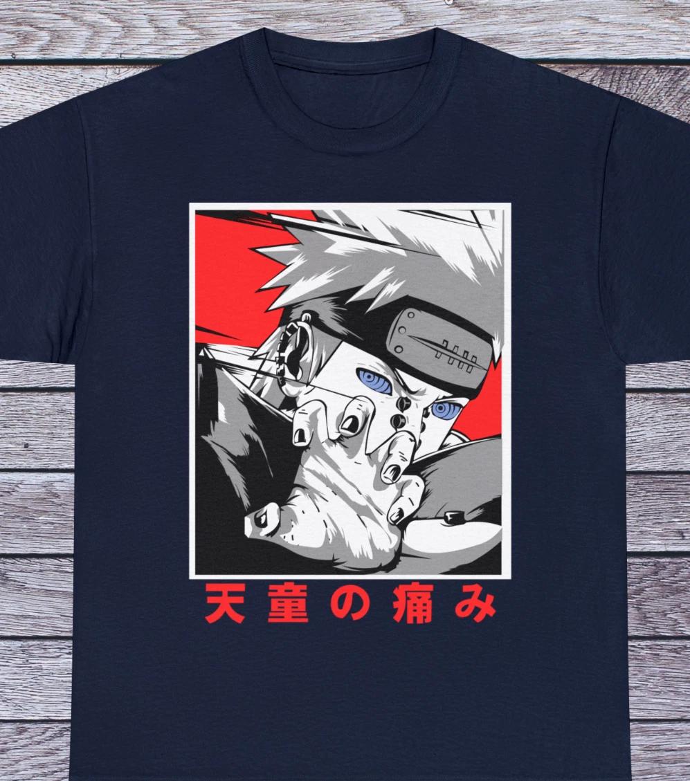 Nagato / Pain T Shirt Anime Clothing Manga Naruto Shippuden Shirt Japanese Tee M