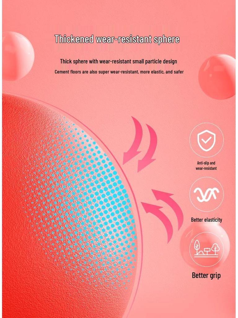 Kids & Adults Bouncing Ball - Kindergarten Sports Toy & Balance Exercise Equipment