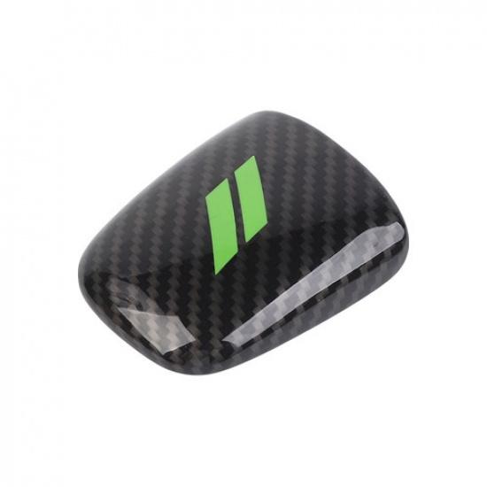 Carbon fiber Black Gear Shift Control Decor Cover for Challenger Charger Durango