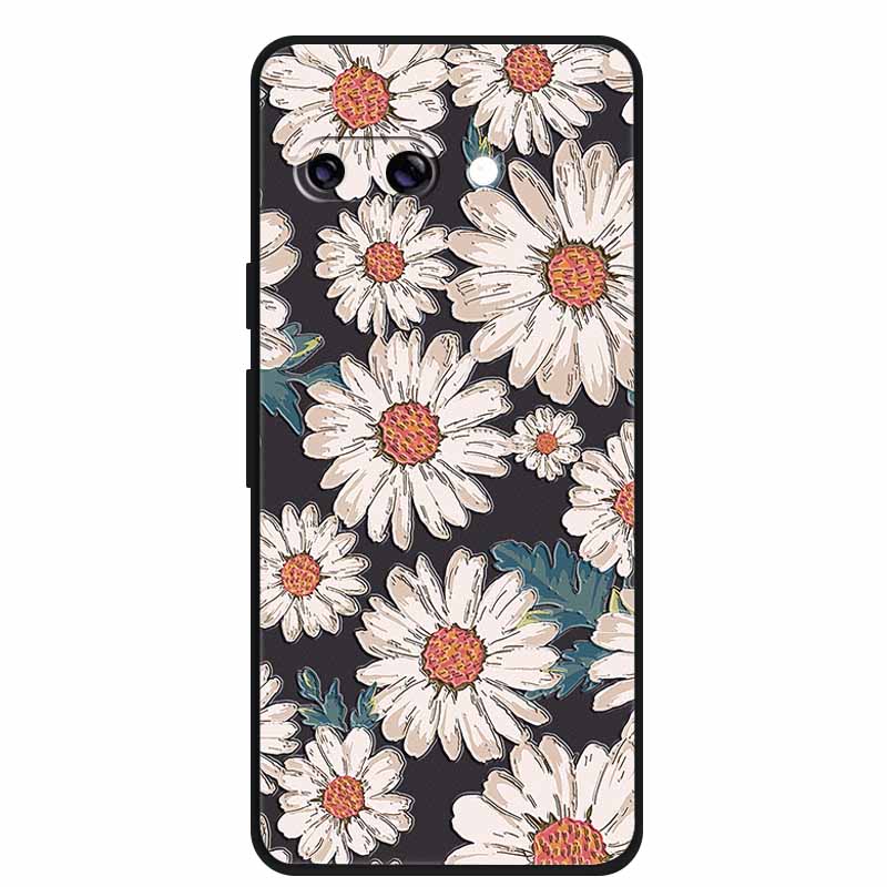 For Google Pixel 10a Case 3D Relief Flower Emboss Soft Silicone Funda Google Pixel 10a 5G 3D Cartoon Shell Pixel10a 3D Relief