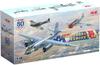 ICM Scale Conquerors Over Europe Mustang Spitfire Plastic Model Kit 48324 1/48 (B-26B Marauder, P-51D, Mk.XVI) (Airplane)