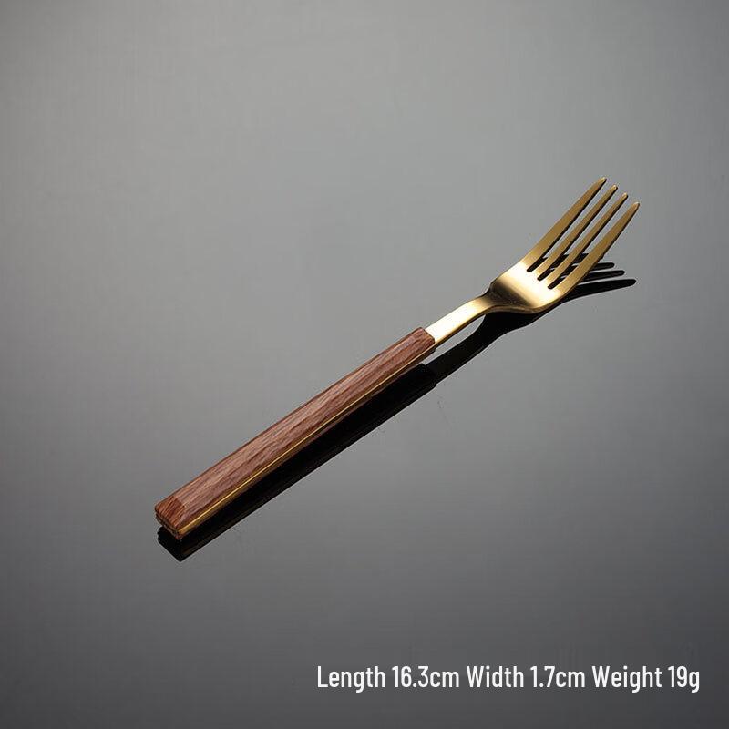 Qianxing Wood Grain Handle Stainless Steel Tableware