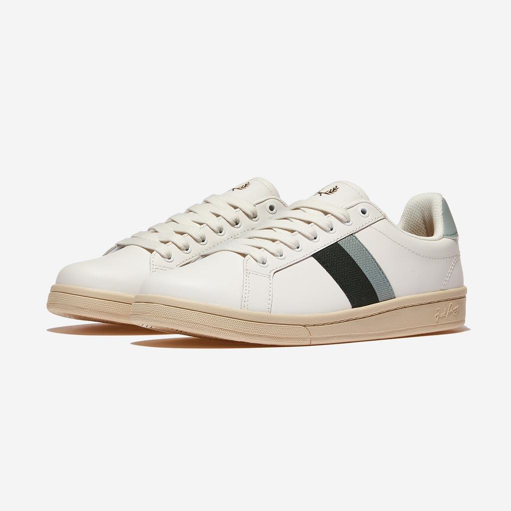[FRED PERRY] B721 leather / tape detail, B9302, 1020112654, Popular Korean Shoes