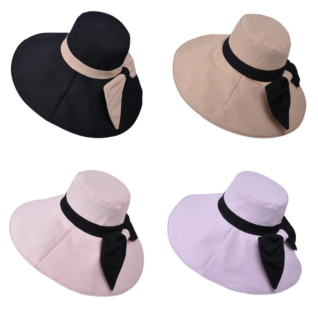 Cotton Sun Hat With Large Brim For Summer Outdoor Sun Protection Women