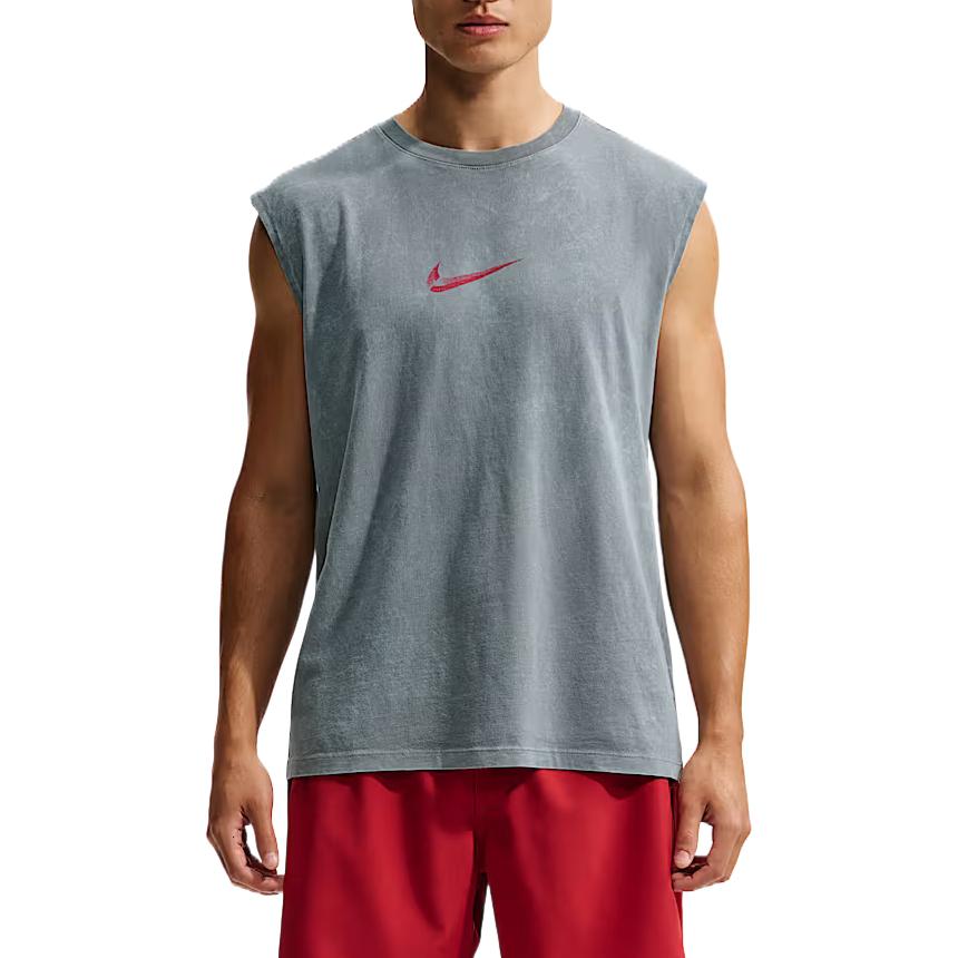 Nike Αμάνικο Γιλέκο με Στρογγυλή Λαιμόκοψη από Μαλακό Βαμβάκι Ανδρικά Τοπ IM6145-084