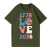Women's Round Neck Printed Short-sleeved T-shirt Top