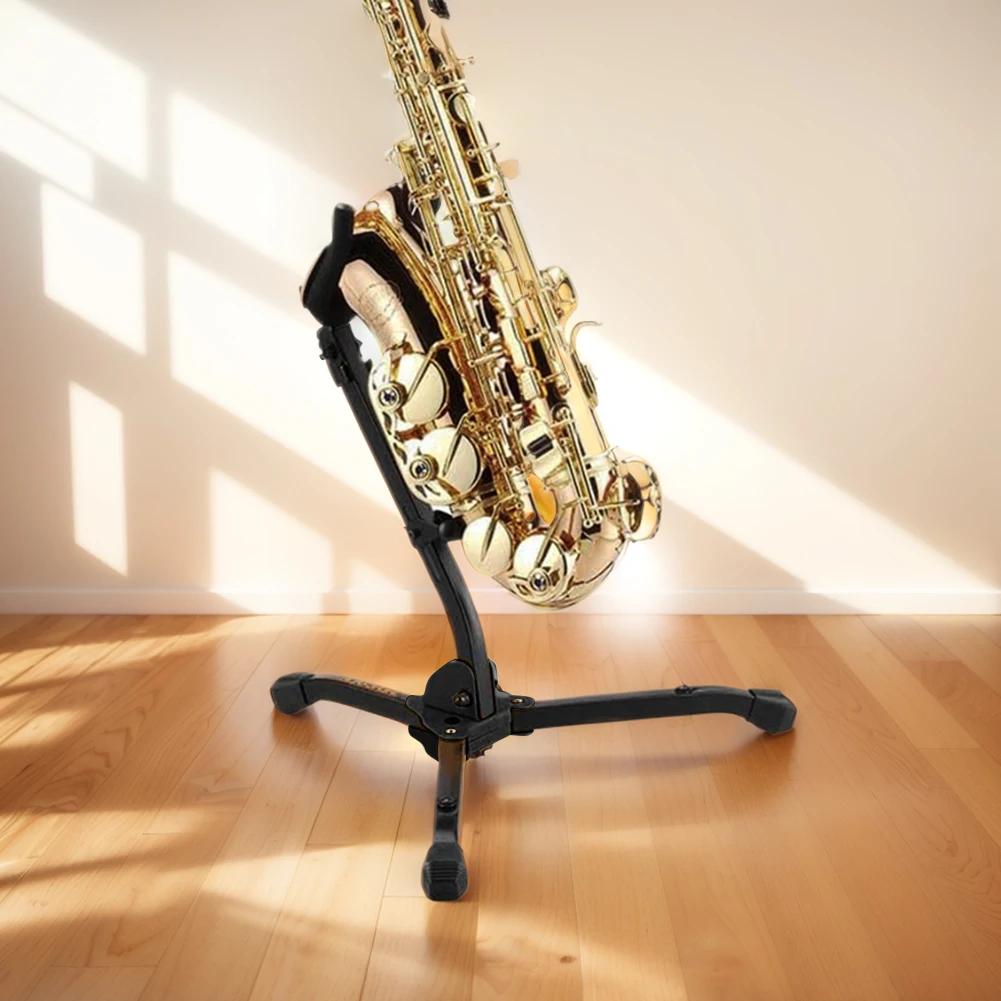 Alto Tenor Saxophone Stand Metal Folding Saxophone Stand Adjustable Professional Sax Rack Wind Instrument Accessories
