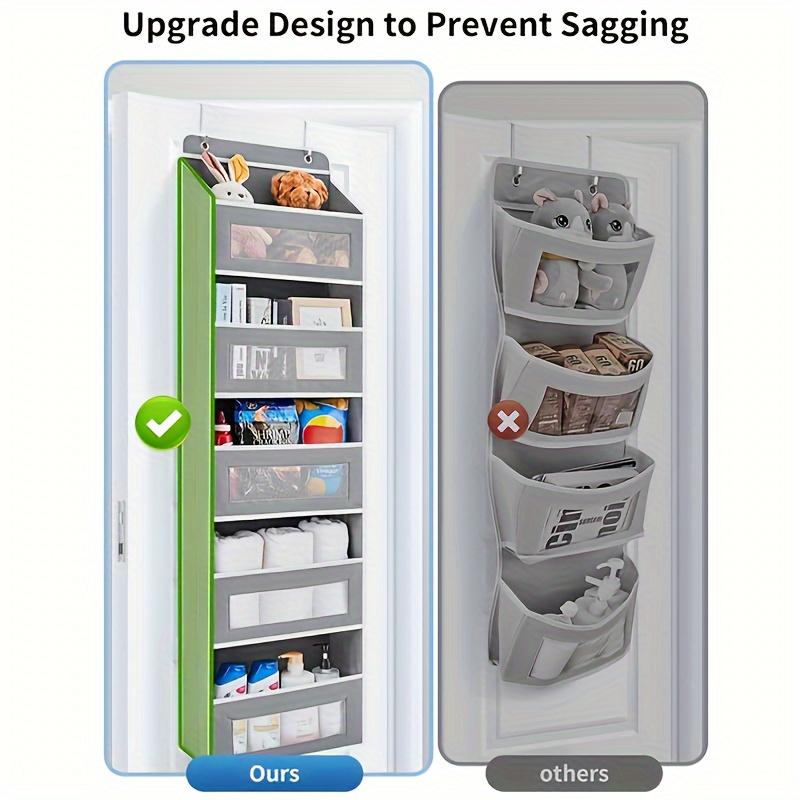 5-Layer Fabric Hanging Door Storage Organizer, with 5 Large Capacity Pockets, Ideal for Bedroom & Home Storage