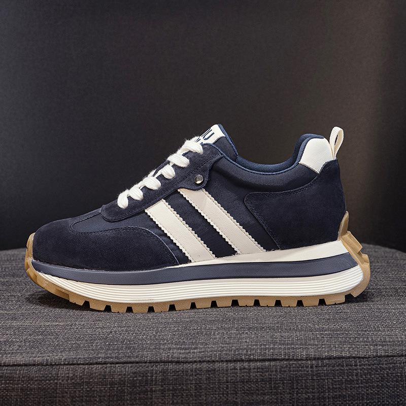 Inner heightening platform retro dad shoes women's 2025 autumn new sports shoes casual shoes German training shoes Forrest Gump shoes women
