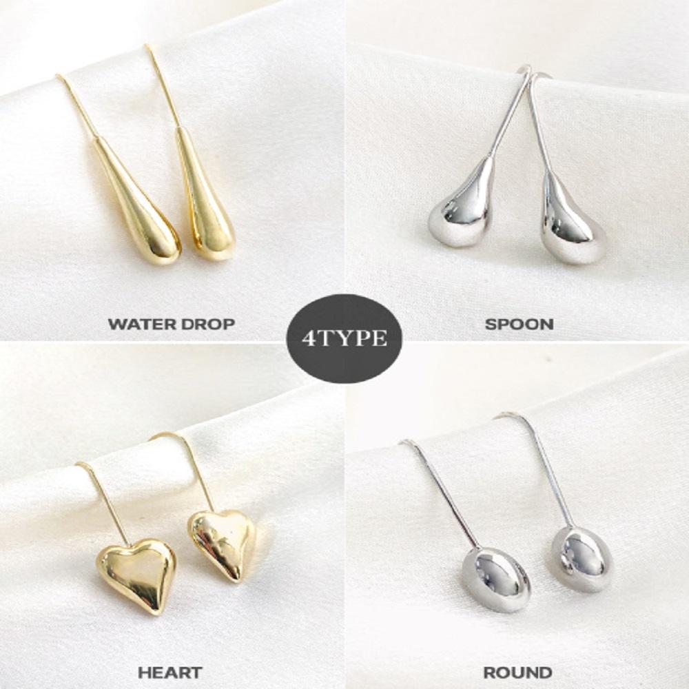 [18K Gold Nickel-Free Plated] Eternal Serenity Earrings