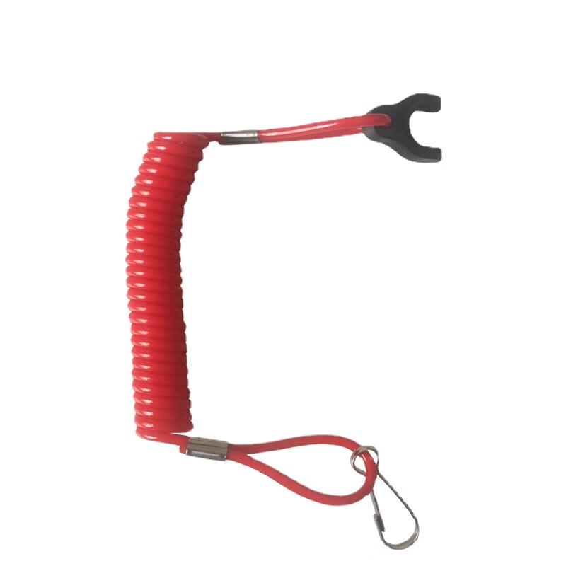 Motorboat Outboard Engine Kill Switch Lanyard