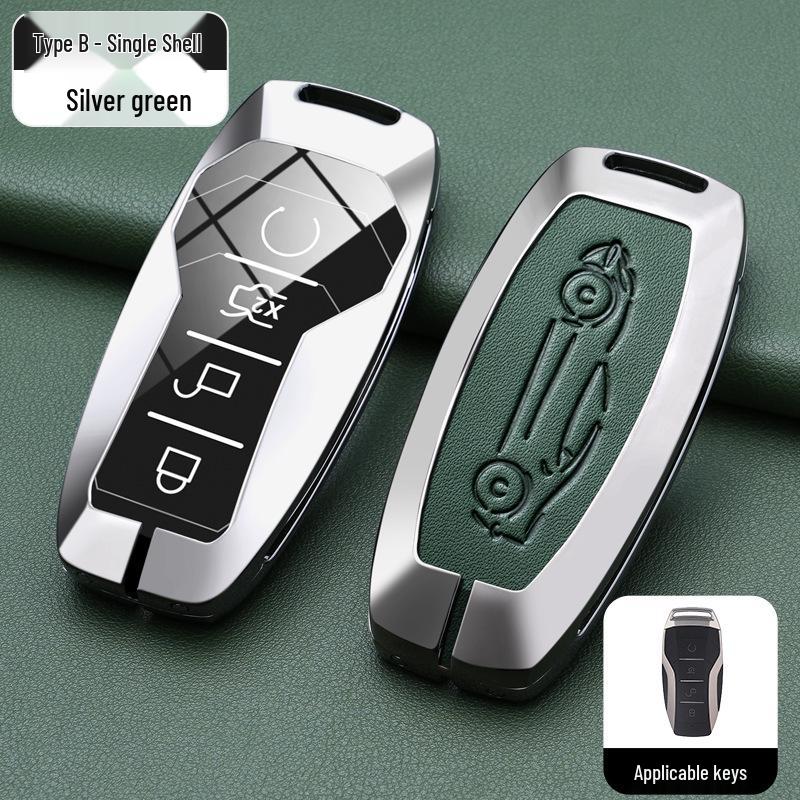 BYD Han, Tang DM, Qin PLUS, Song Pro/Max, Yuan Car Metal Key Case (2021 Model)