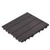 VEVOR Interlocking Deck Tiles, 10 Pack,12"x12" 10 Sq. Ft Plastic Waterproof Outdoor Flooring All Weather Use