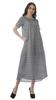 Moomaya Printed Sun Dresses Women Short Sleeve Cotton Flex Party Dress